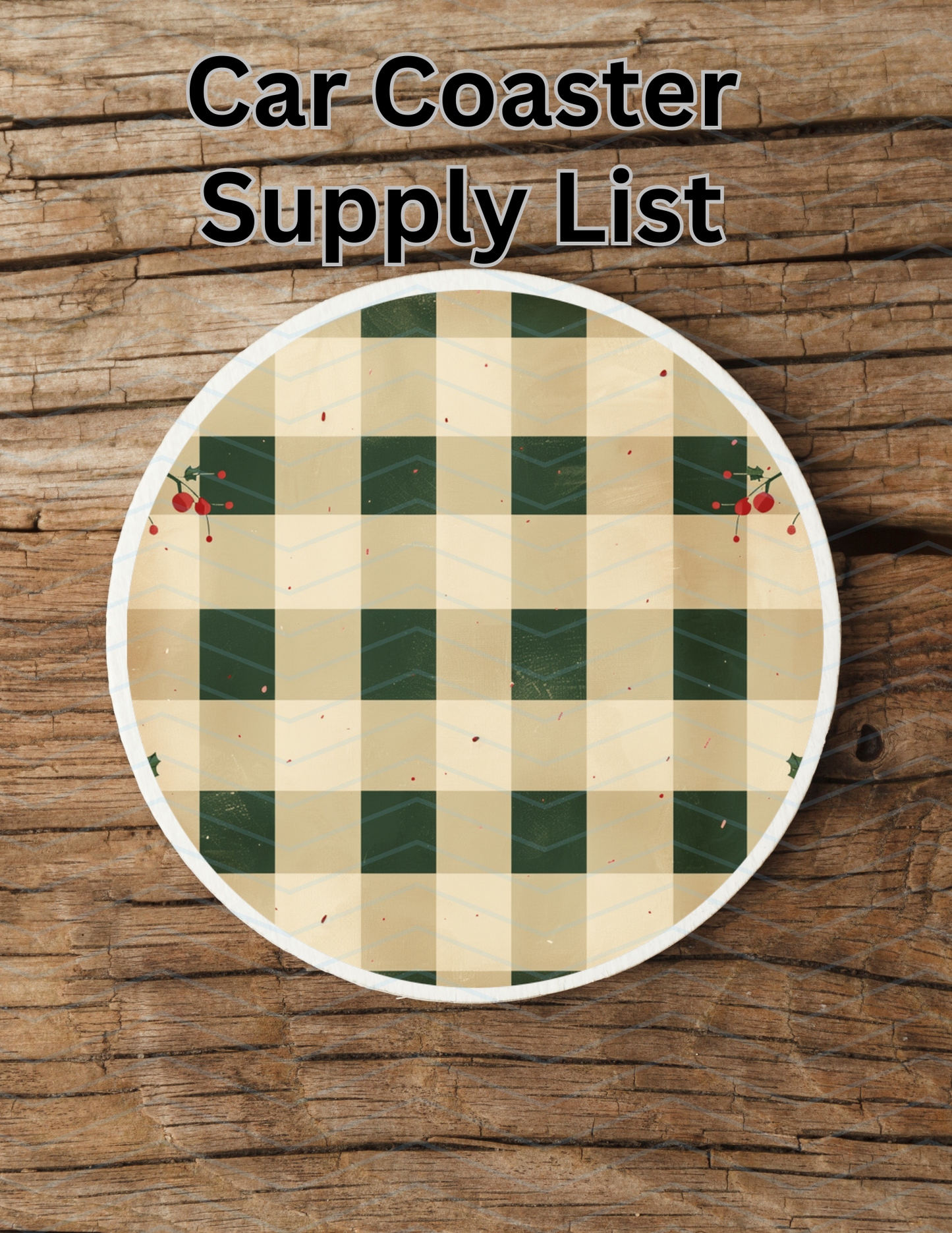 Sublimation Car Coaster List