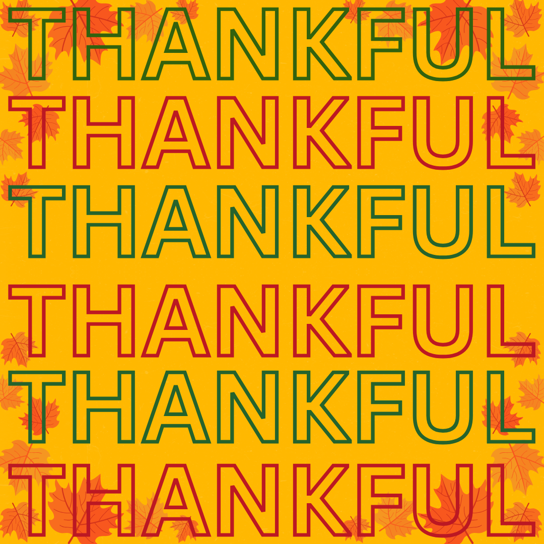 Single Thankful Digital PNG