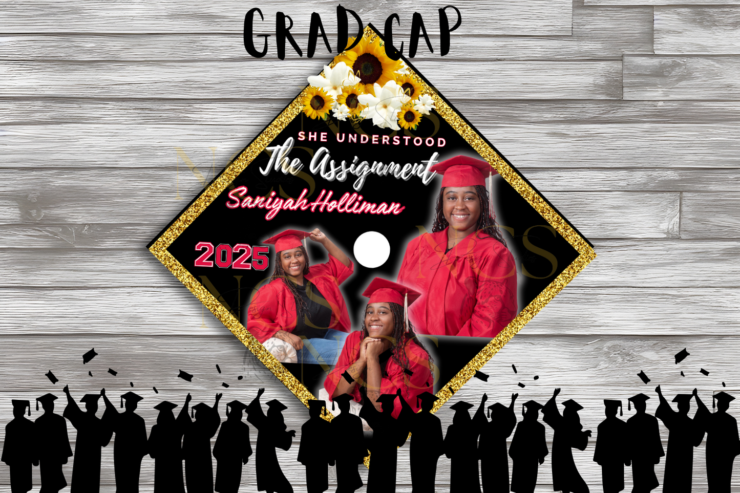 GRADUATION CAP DIGITAL TEMPLATE