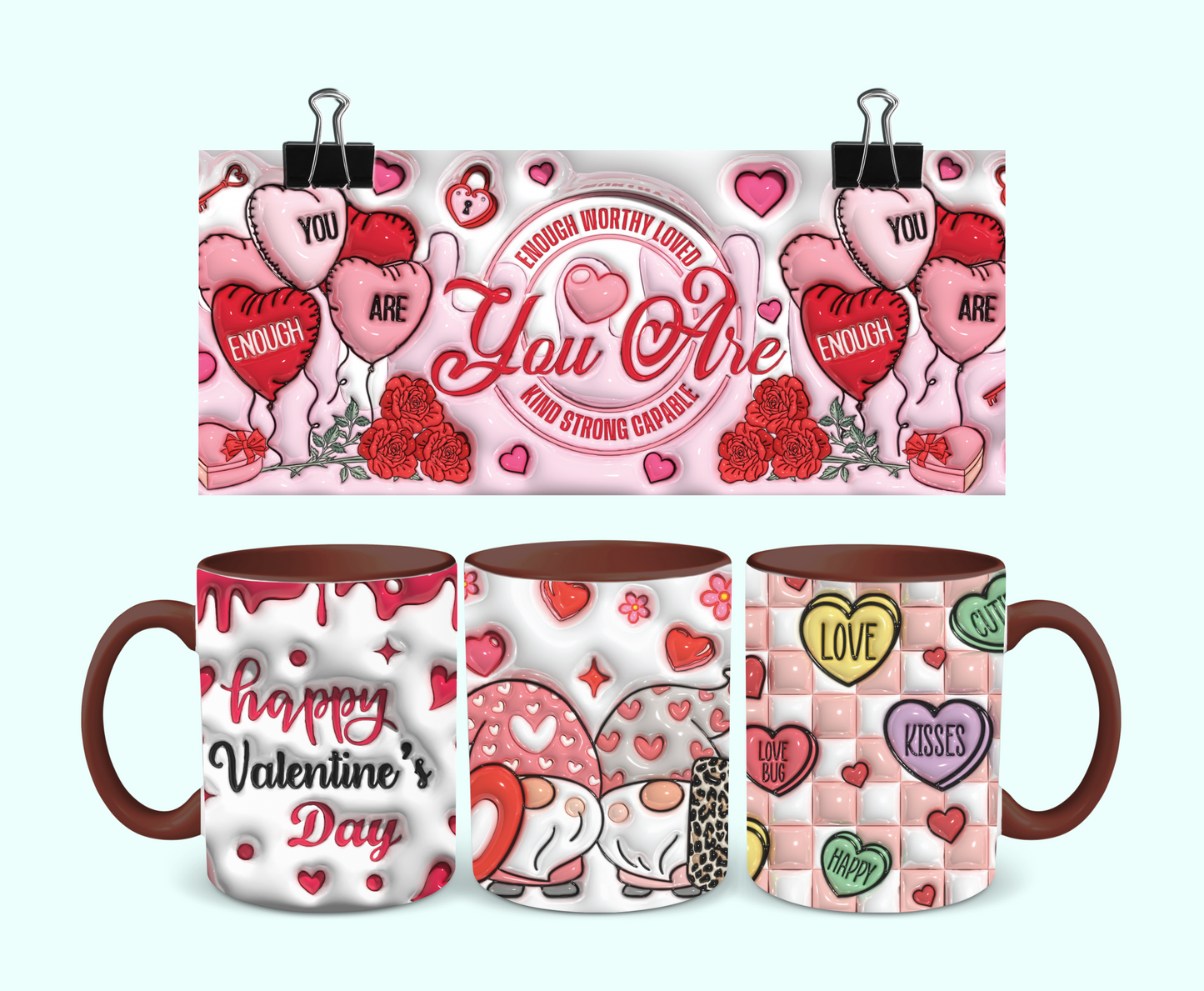 17 PIECE VALENTINES DAY PNG MUG DESIGNS
