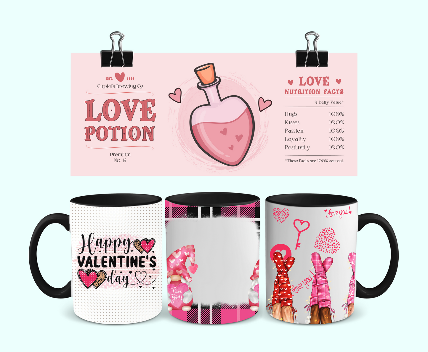 17 PIECE VALENTINES DAY PNG MUG DESIGNS